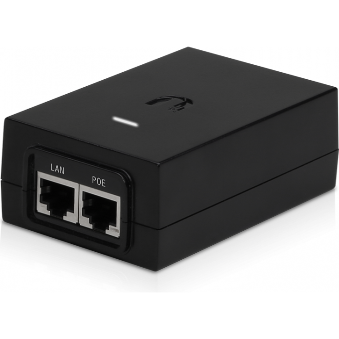 Блок питания UBIQUITI РОЕ 24-24W с PoE, 220 VAC -> 24VDC 1A - с кнопкой Reset и удаленной перезагрузкой POE-24-24W-bp Блок питания UBIQUITI РОЕ 24-24W с PoE, 220 VAC -> 24VDC 1A - с кнопкой Reset и удаленной перезагрузкой POE-24-24W-bp