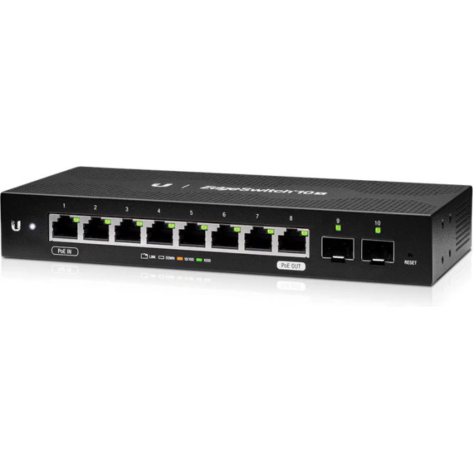 Коммутатор UBIQUITI EDGESWITCH 10 X ES-10X Коммутатор UBIQUITI EDGESWITCH 10 X ES-10X