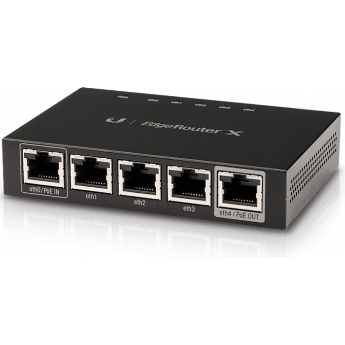 Маршрутизатор UBIQUITI EDGEROUTER X ER-X Маршрутизатор UBIQUITI EDGEROUTER X ER-X