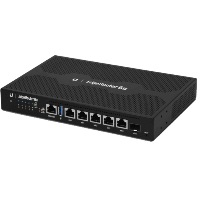 Роутер UBIQUITI EDGEROUTER 6P ER-6P Роутер UBIQUITI EDGEROUTER 6P ER-6P